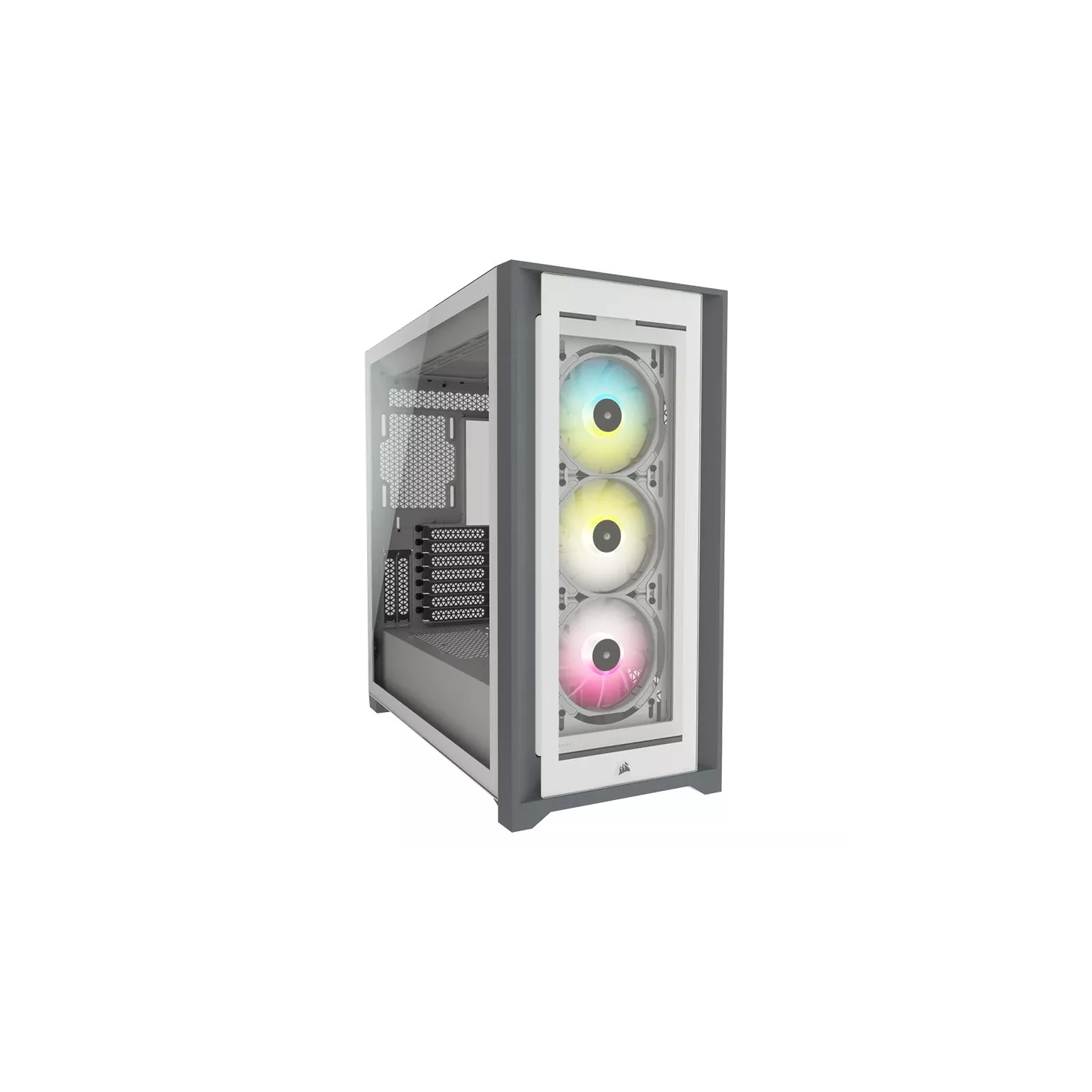 CORSAIR ICUE 5000X RGB - TOUR - ATX - WHITE - Boitier Blanc