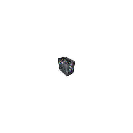 Xigmatek Aqua Ultra Air RGB avec panneaux vitrés (Noir)